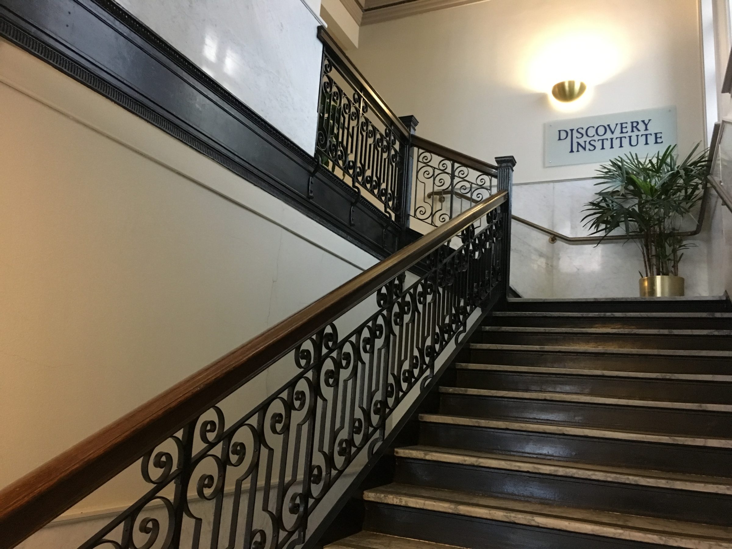 Discovery Institute office interior staircase