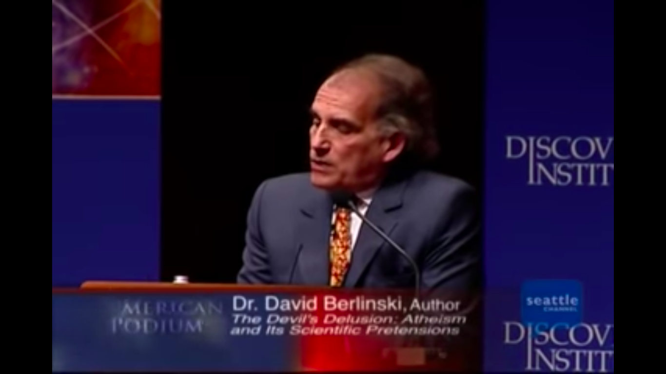 Dr. David Berlinski  Human Nature 