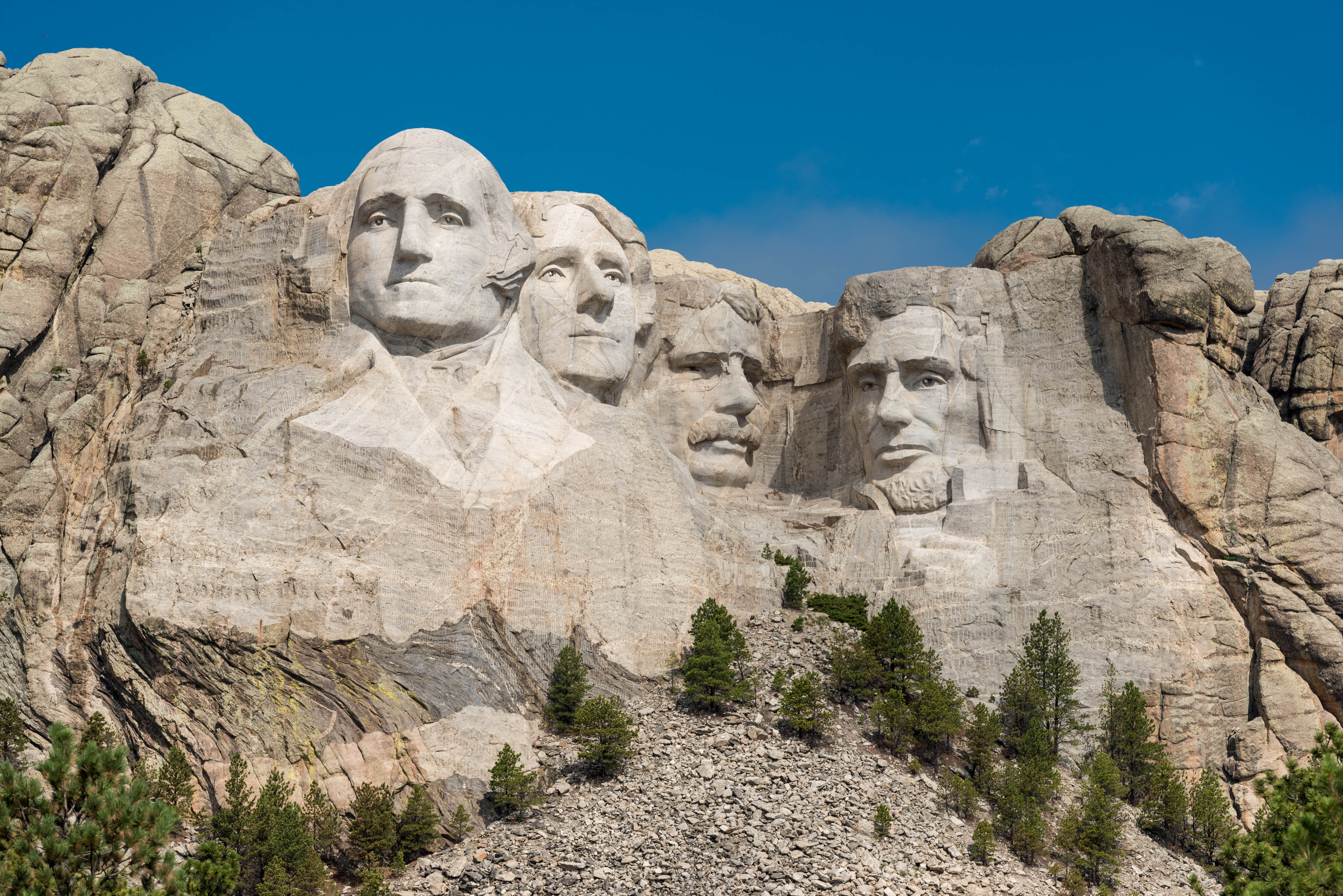 Mount Rushmore National Monument near Keystone, South Dakota on July 26, 2013.