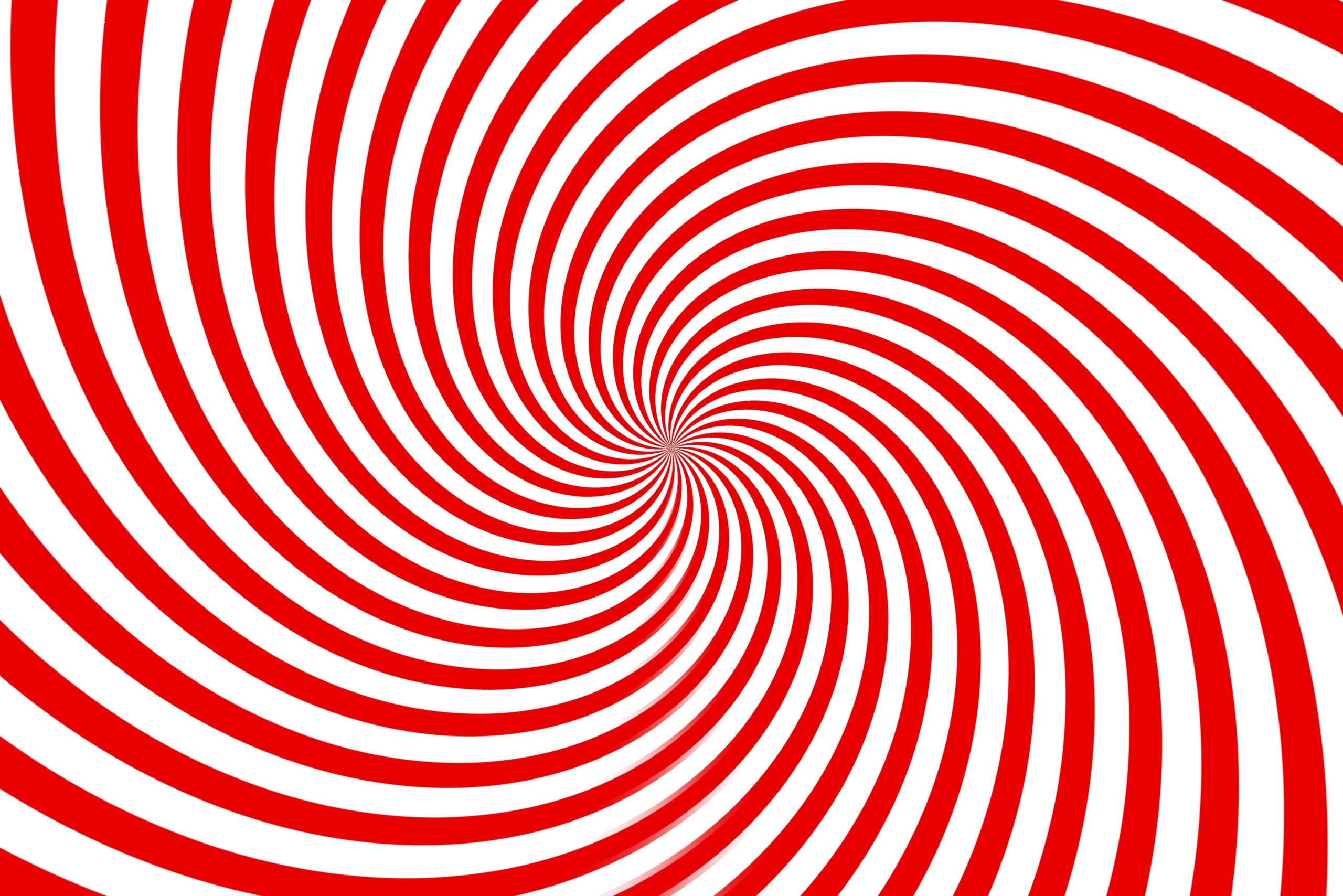 red and white spiral background