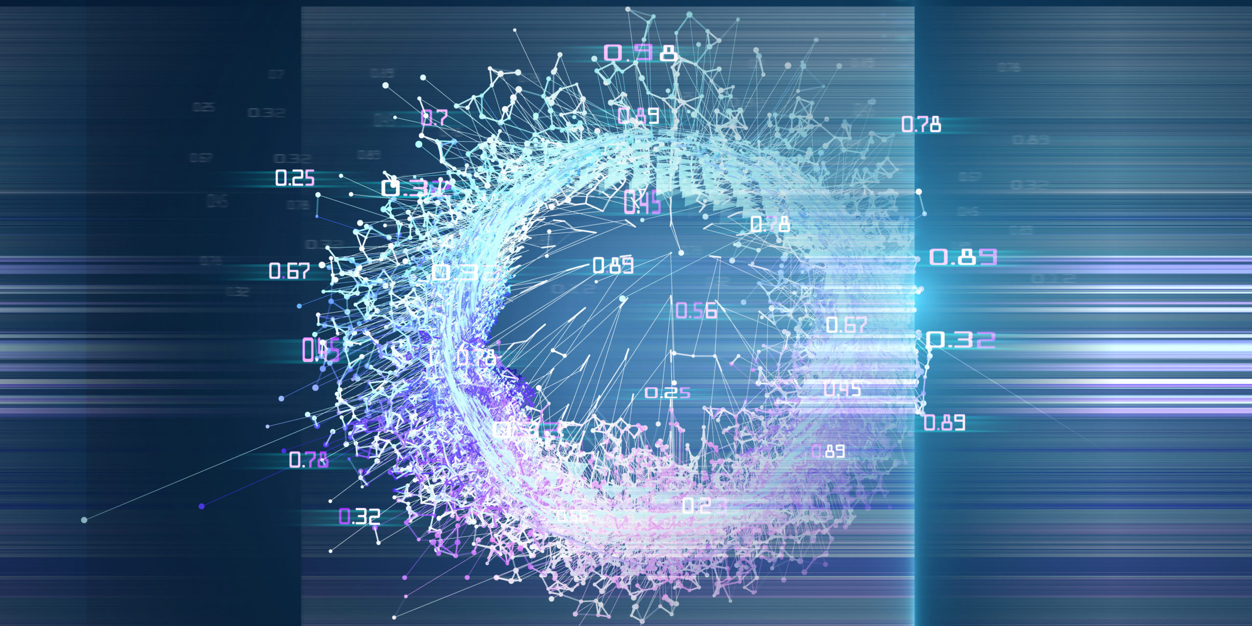 Abstract futuristic concept of spherical algorithm analysis. Big data. Quantum virtual cryptography. Business visualization of artificial intelligence. Blockchain.