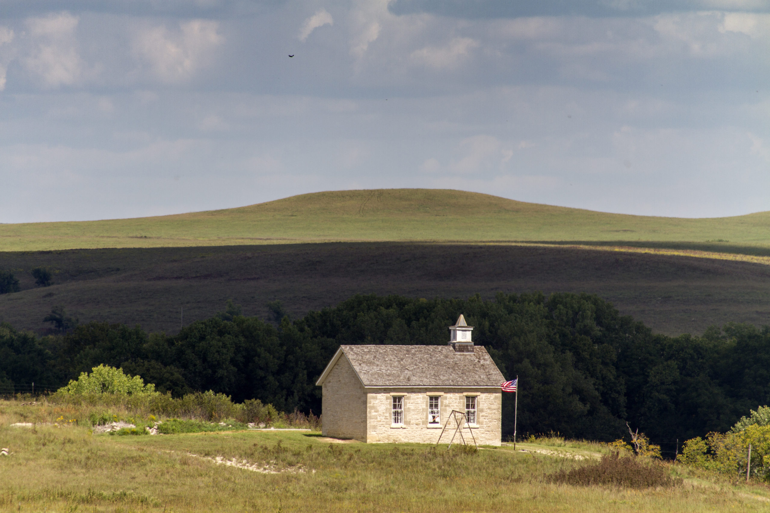 Lower Fox Creek School in the Flint Hills of Kansas