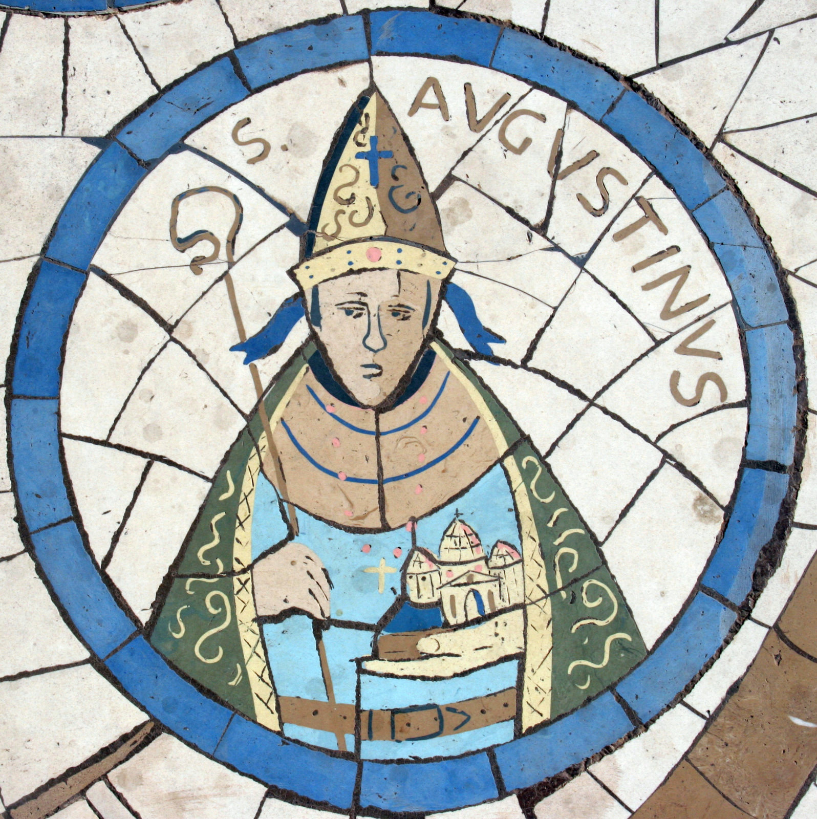 Saint Augustine of Hippo, Church on the Mount of Beatitudes