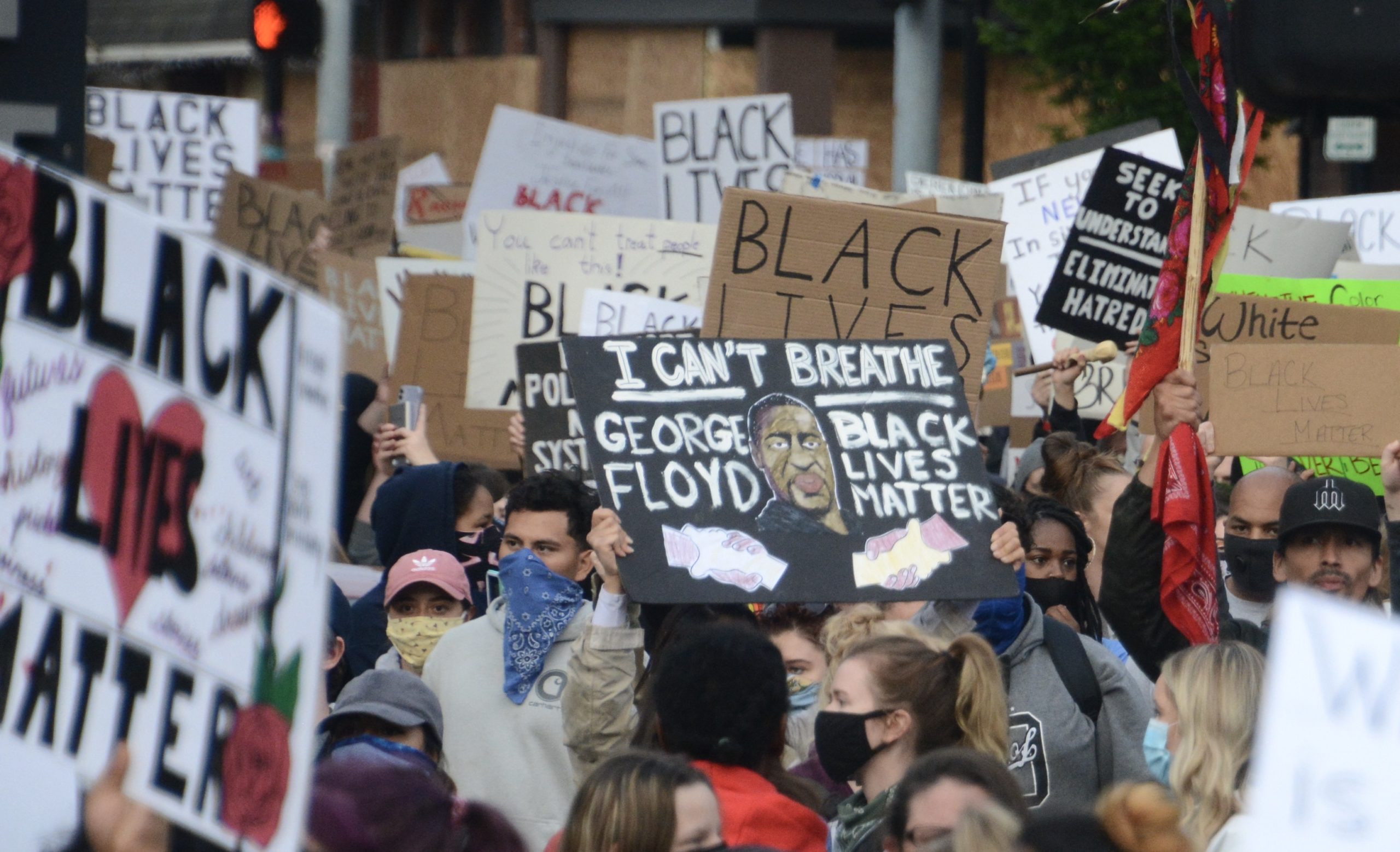 Black Lives Matter Protest in Auburn, WA