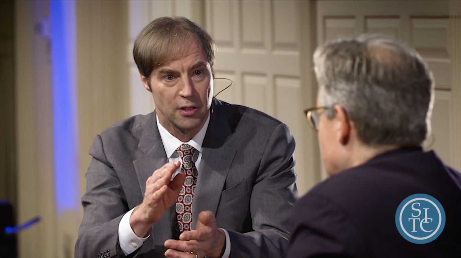 Stephen C. Meyer and Eric Metaxas in Dallas