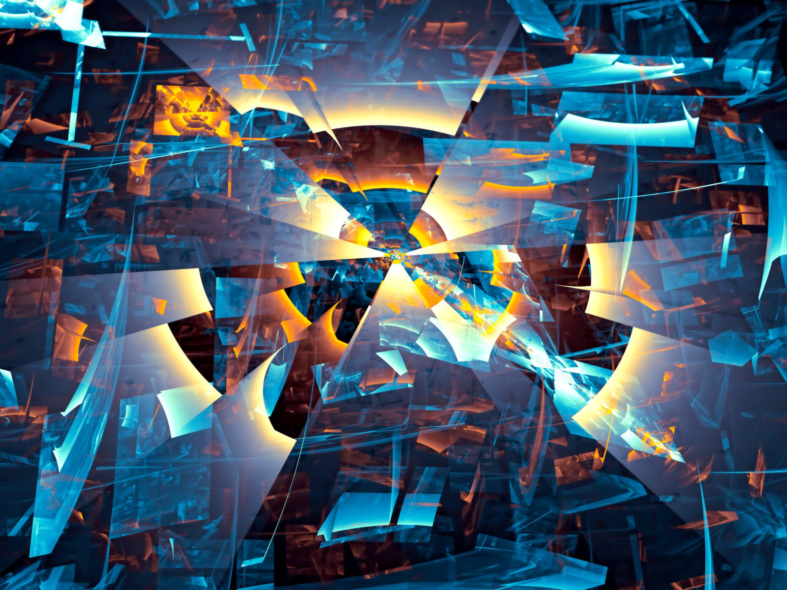 Abstract digitally generated image chaos background