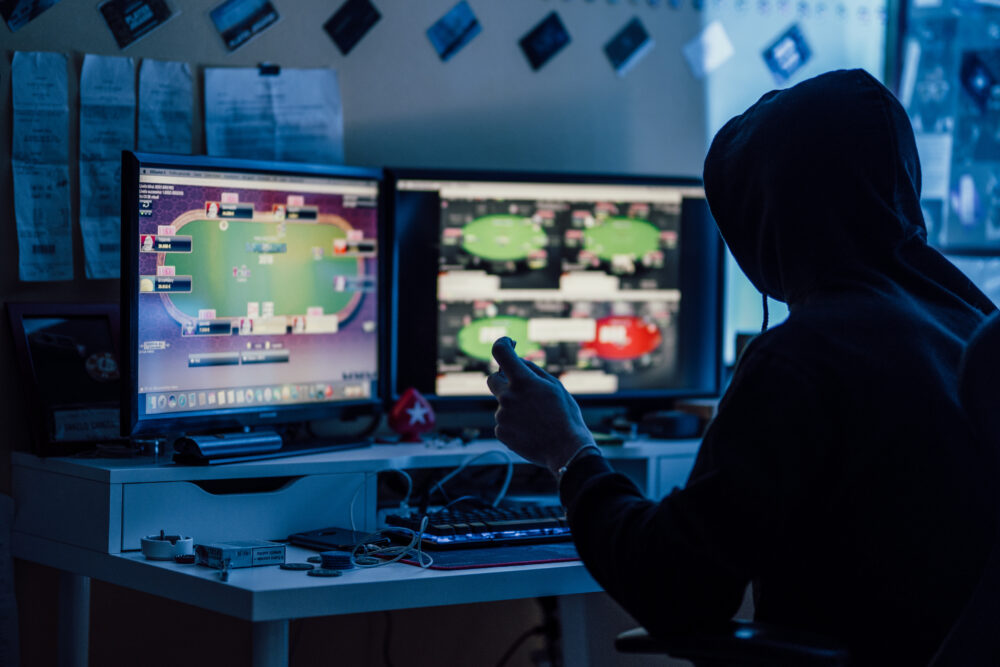 online poker player
