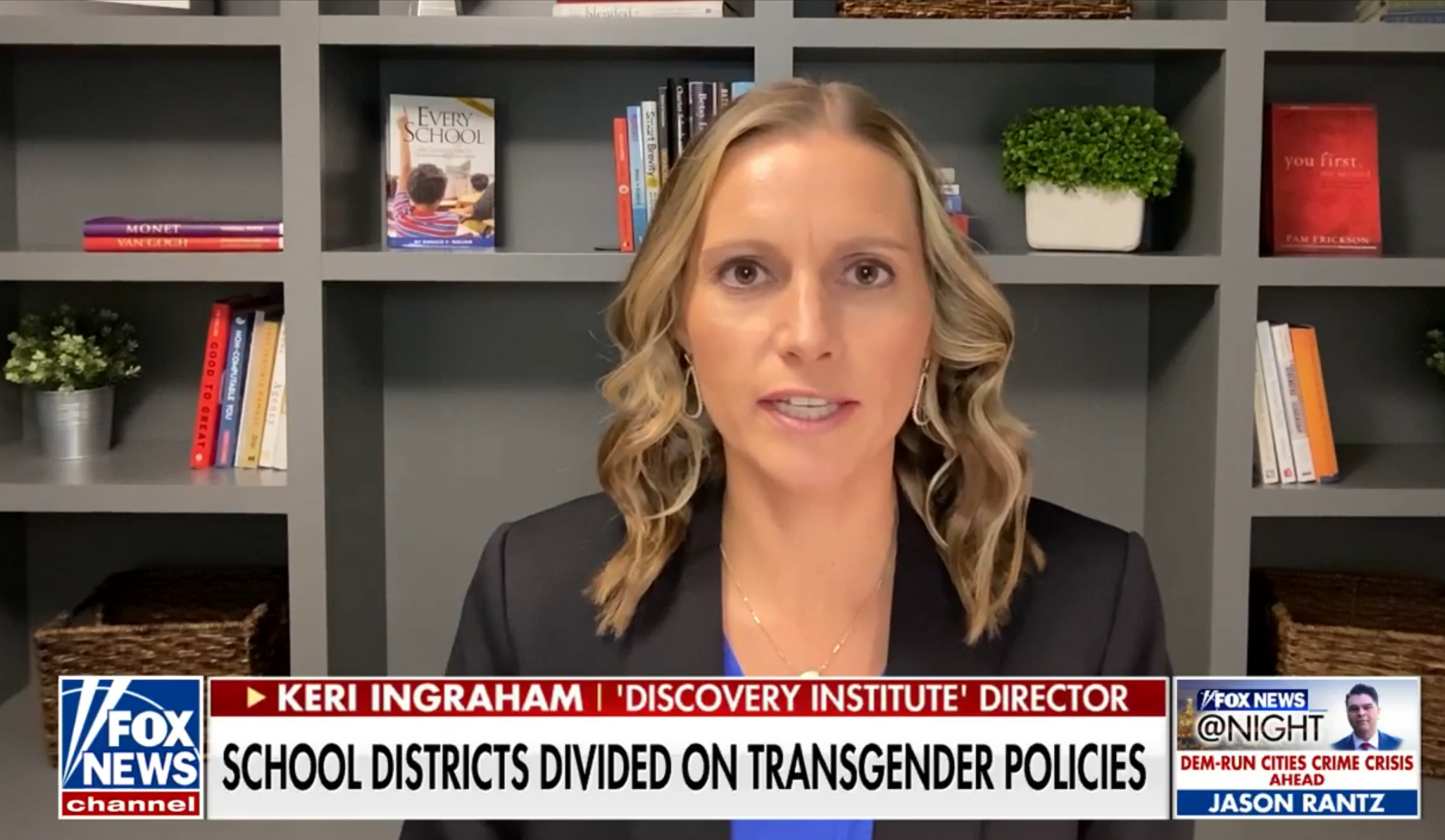 Keri D. Ingraham on Fox News Night with Trace Gallagher Discovery