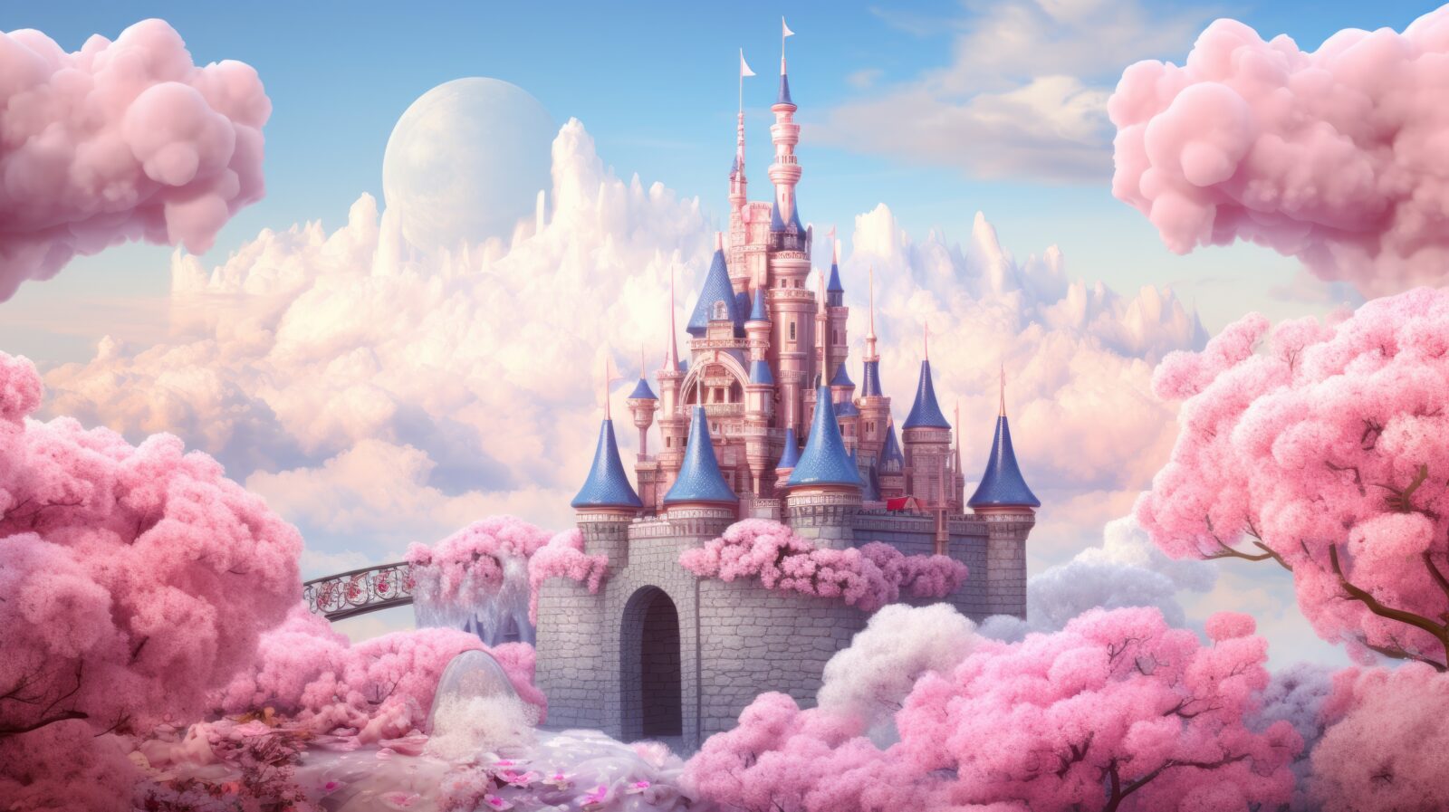 Pink princess castle