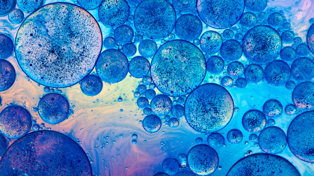 microscope illustration of human cell