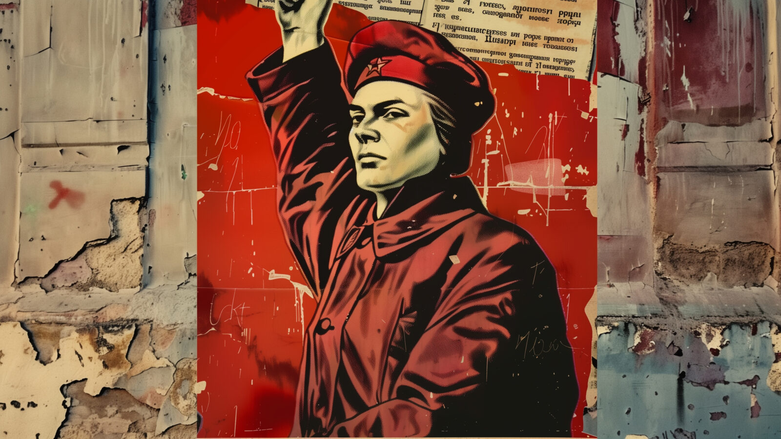 Echoes of the Past: Cold War-Era Soviet Propaganda Poster
