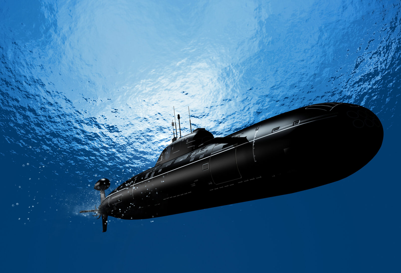 The military ship
