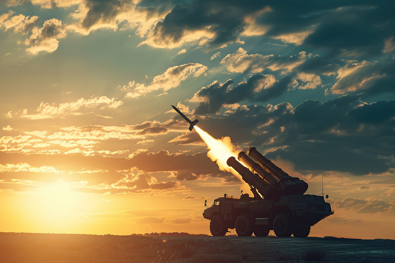 Ground air defense system. Military equipment