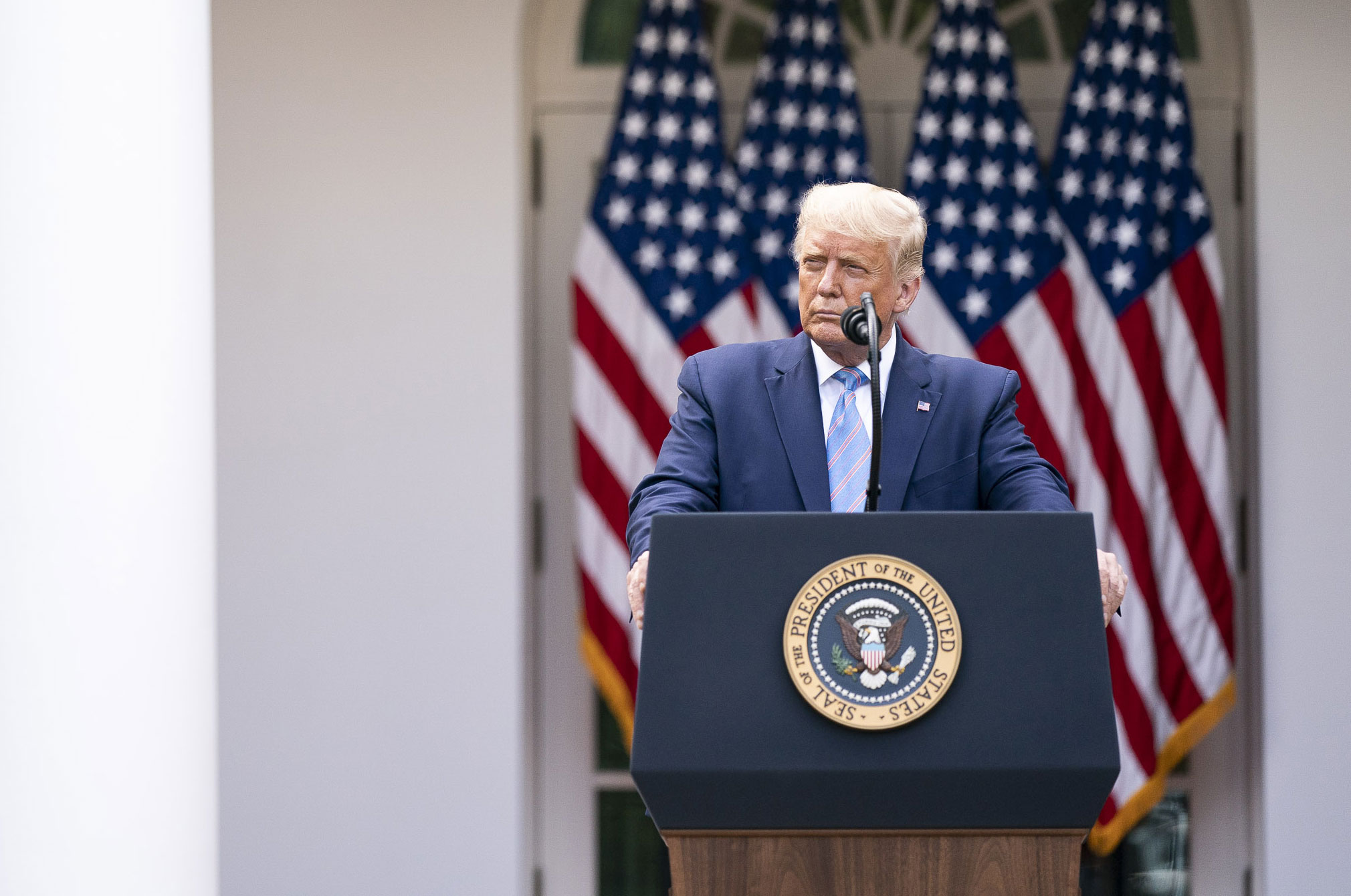 Donald Trump at the White House Update on Coronavirus Testing