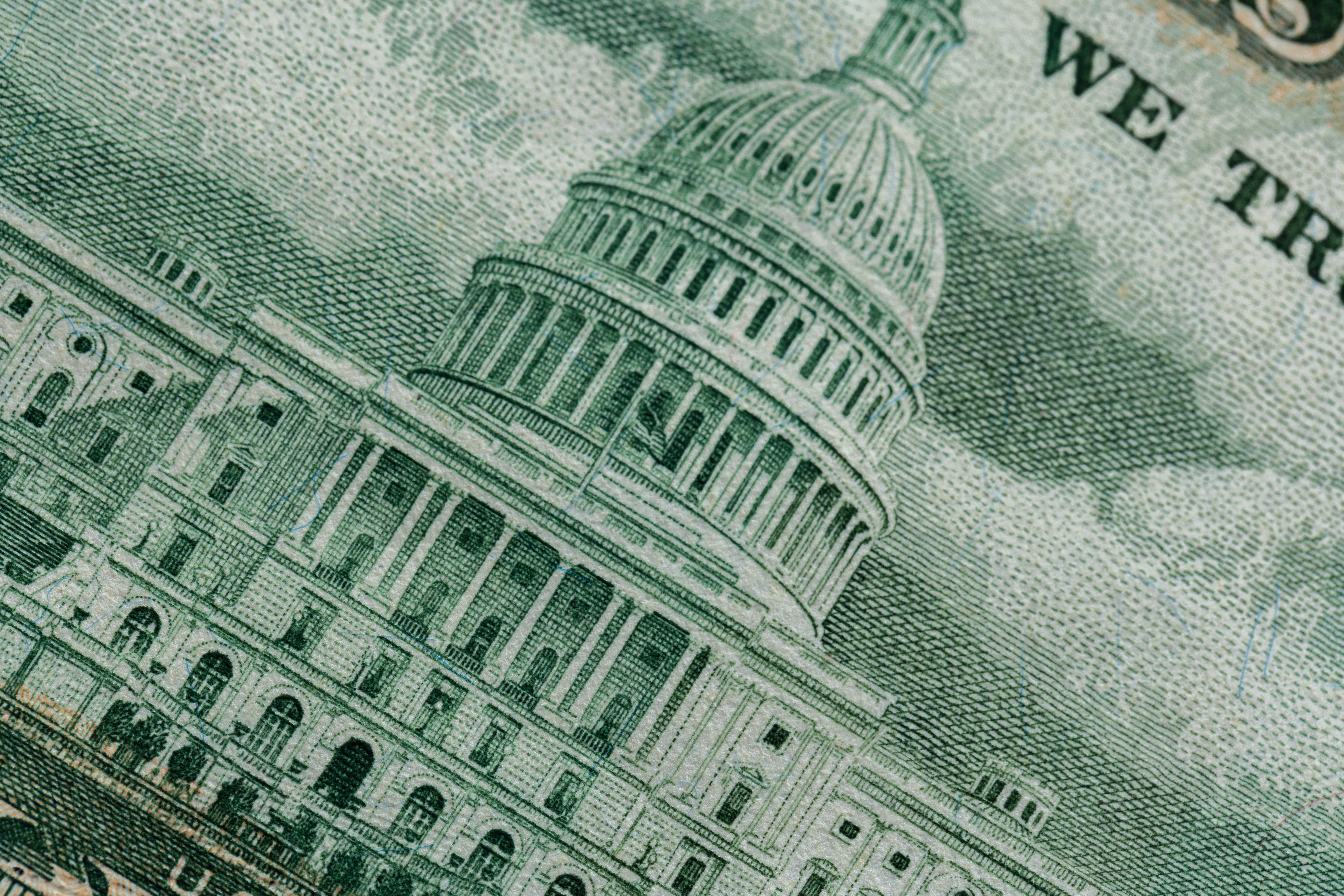 Fifty Hundred Dollar Banknote. Closeup of 50 USD bill. American Money. USA Currency, Cash Money as Background