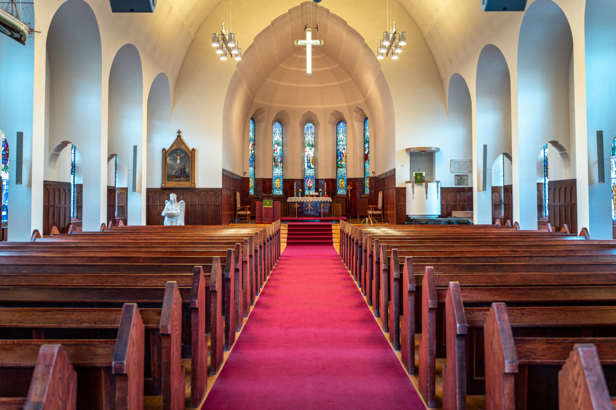 interior of church