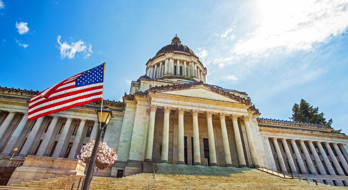 Washington State Capitol Olympics Seattle Washington USA