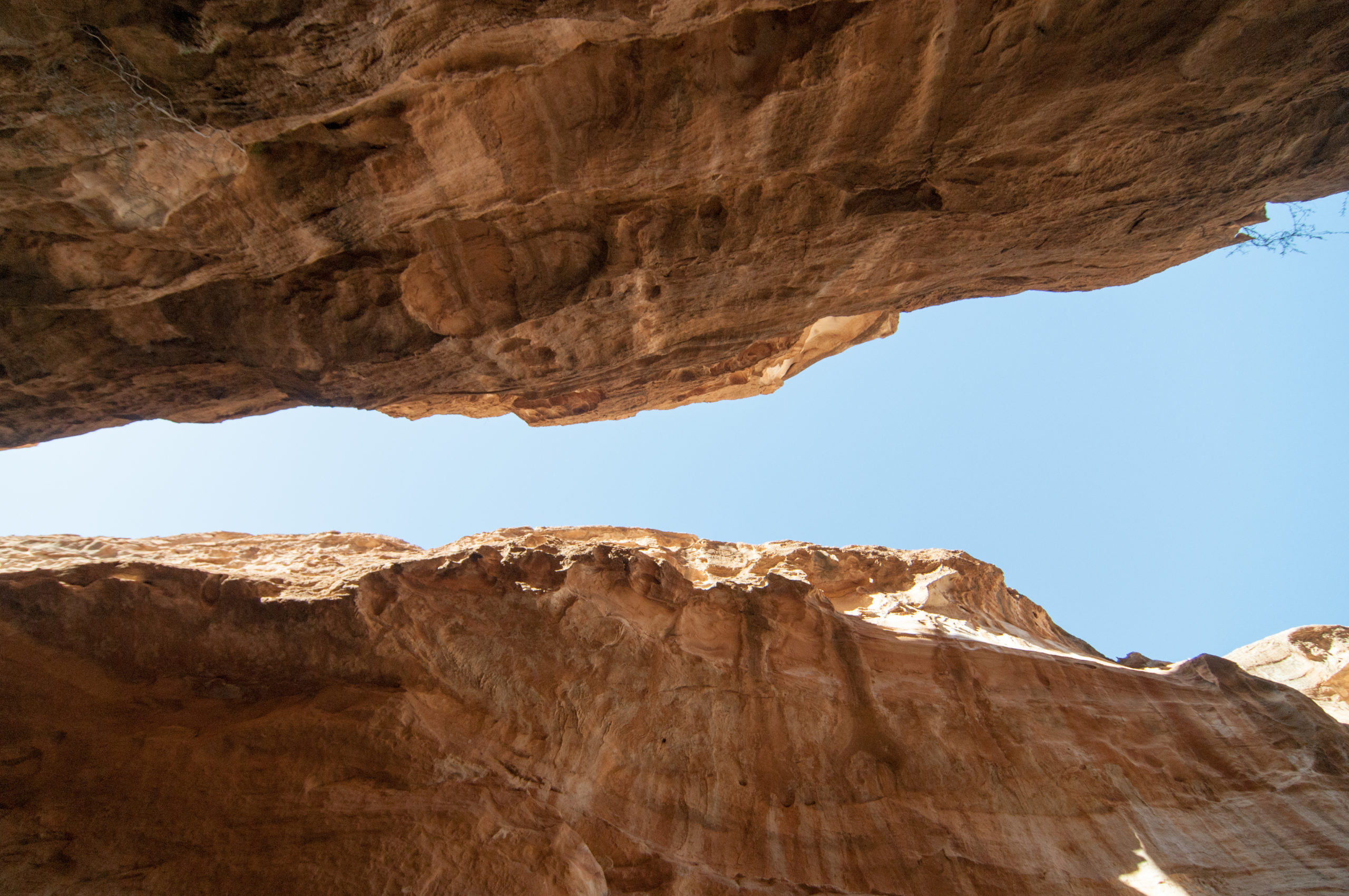 Chasm in Little Petra, Jordan