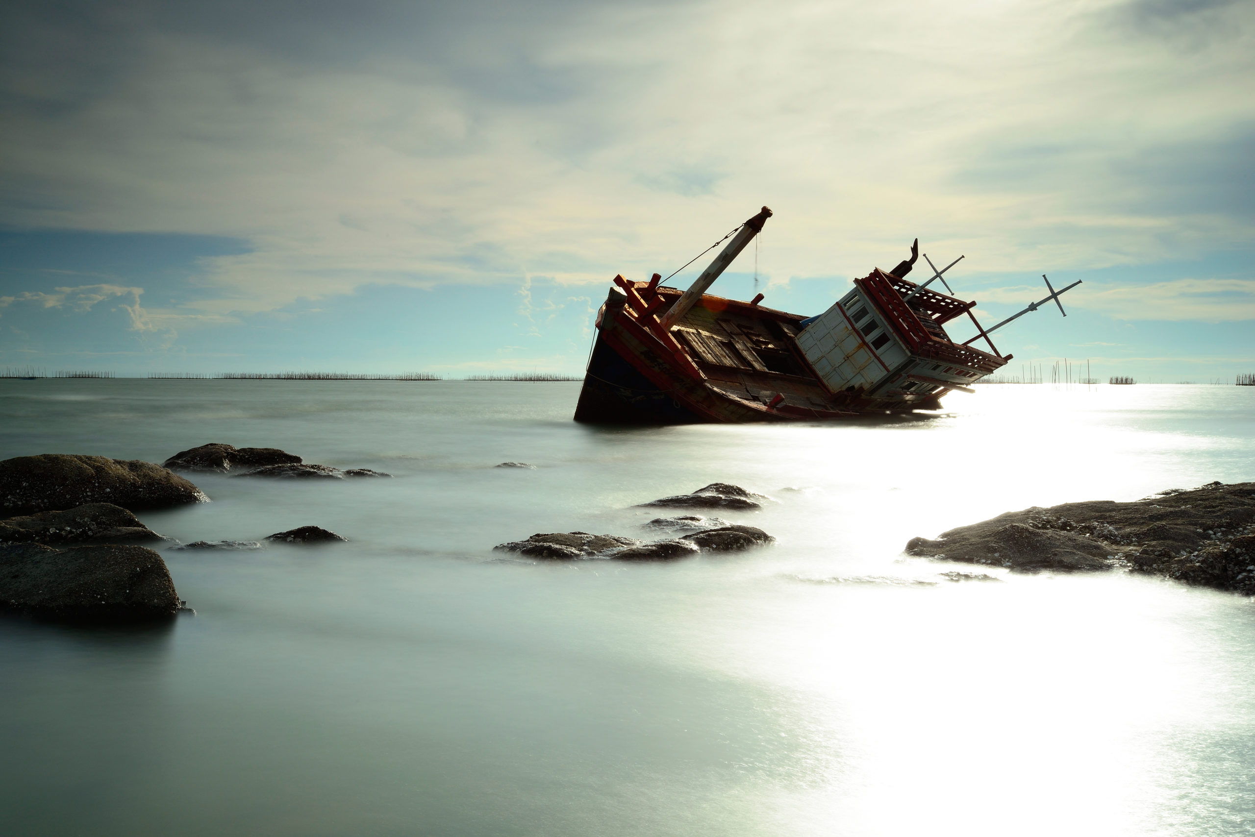 Boat capsized