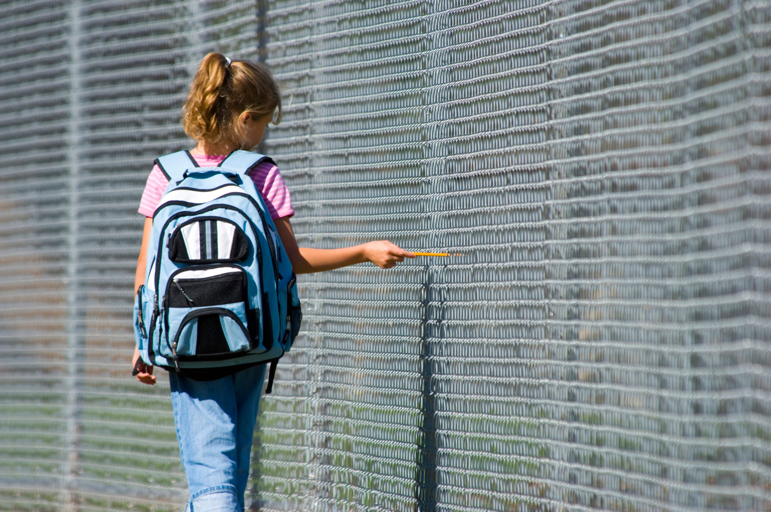 going to school