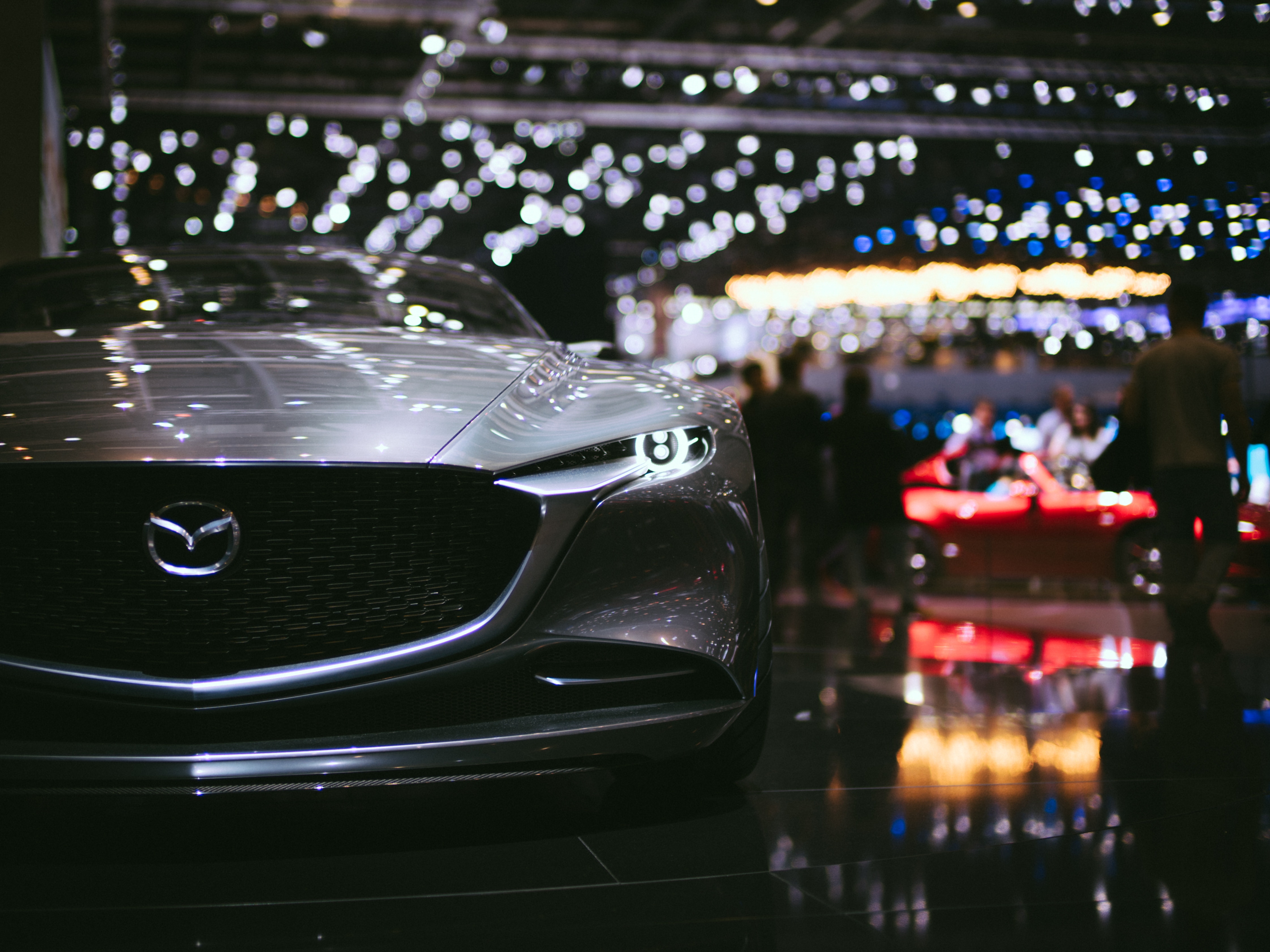 Mazda fender at car show
